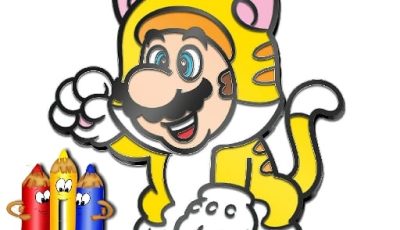 Mario Rush Coloring Book